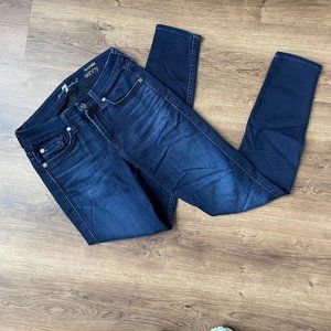 7 For All Mankind "The Ankle Skinny" Jeans, size US 25